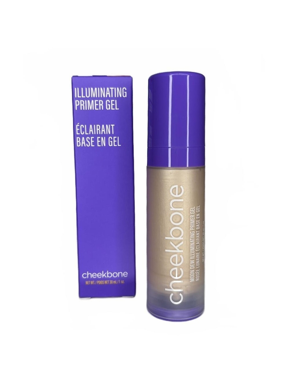 Cheekbone Moon Dew Illuminating Primer Gel Vegan 1oz 30ml Cosmetic Glow Base NEW